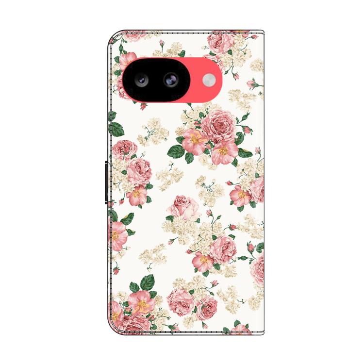 For Google Pixel 10a Crystal-Like Painted Vegan Leather Phone Case