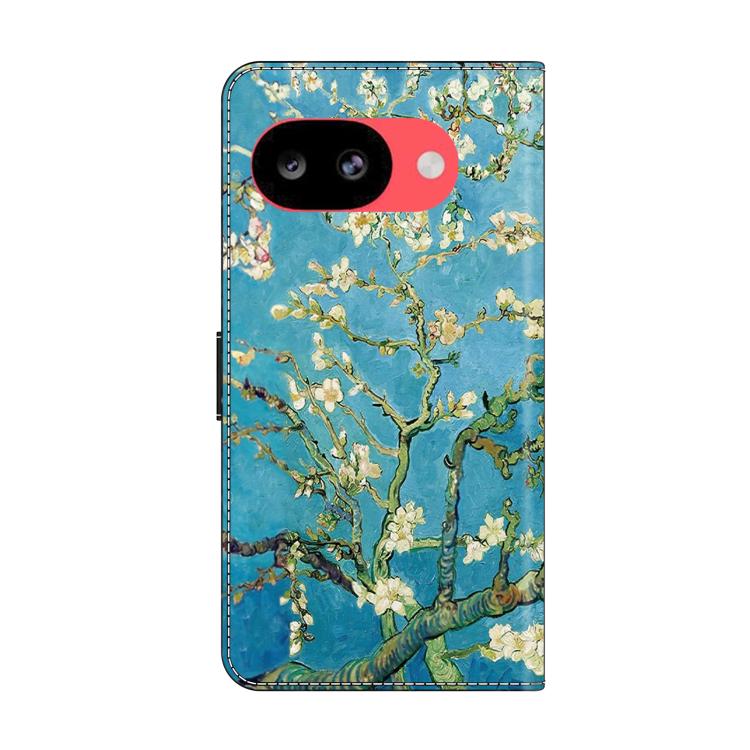 For Google Pixel 10a Crystal-Like Painted Vegan Leather Phone Case