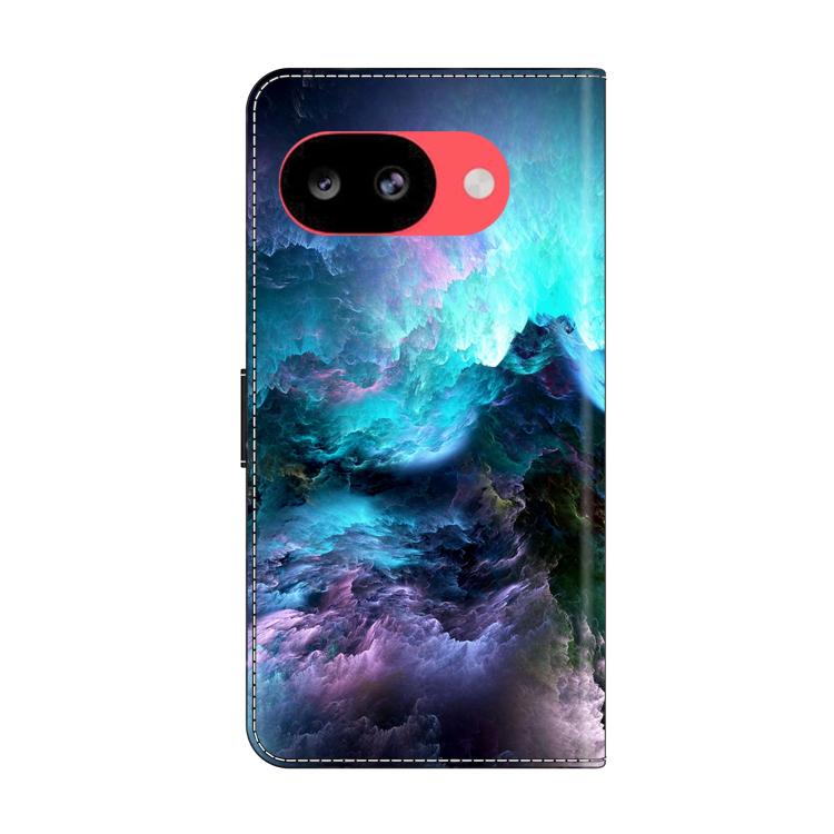 For Google Pixel 10a Crystal-Like Painted Vegan Leather Phone Case