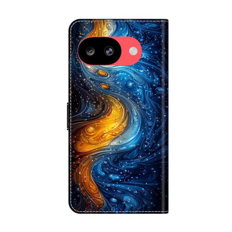 For Google Pixel 10a Crystal-Like Painted Vegan Leather Phone Case
