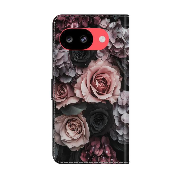 For Google Pixel 10a Crystal-Like Painted Vegan Leather Phone Case