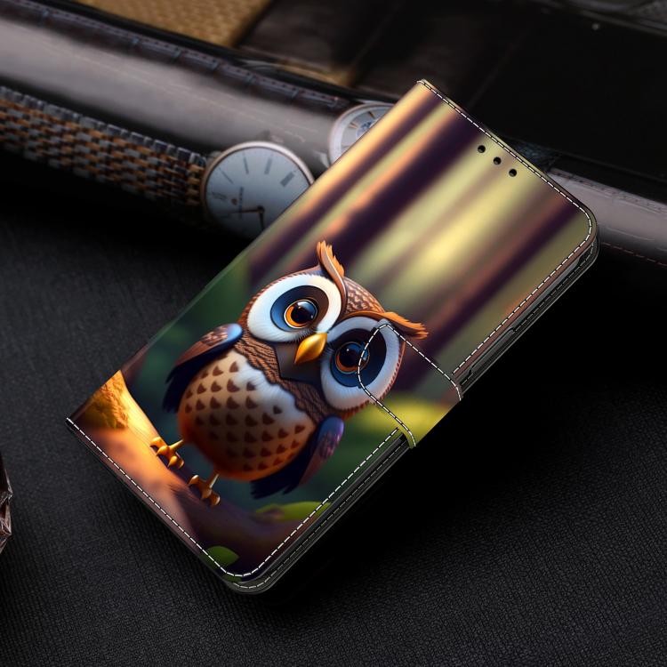 For Google Pixel 10a Crystal-Like Painted Vegan Leather Phone Case