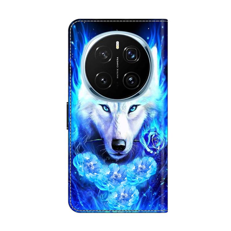 For Honor Magic7 Pro Crystal-Like Painted Vegan Leather Phone Case