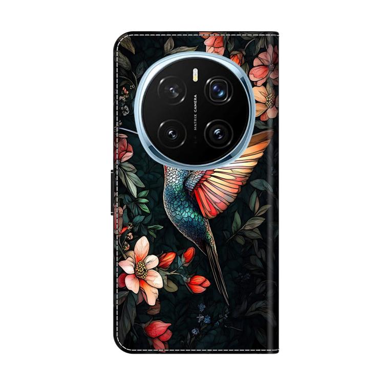 For Honor Magic7 Pro Crystal-Like Painted Vegan Leather Phone Case