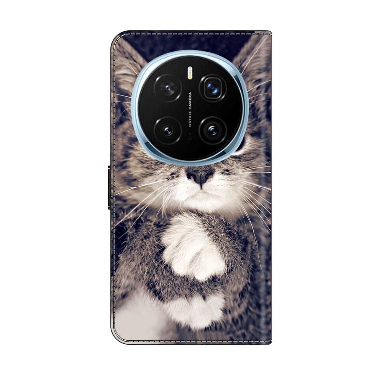 For Honor Magic7 Pro Crystal-Like Painted Vegan Leather Phone Case