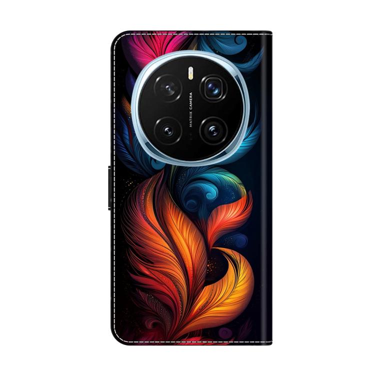 For Honor Magic7 Pro Crystal-Like Painted Vegan Leather Phone Case