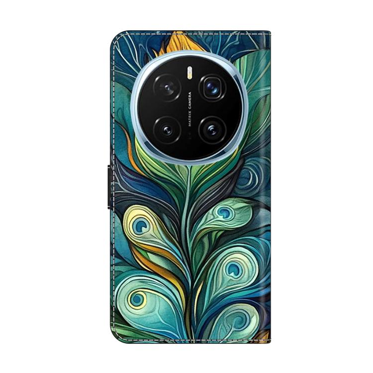 For Honor Magic7 Pro Crystal-Like Painted Vegan Leather Phone Case