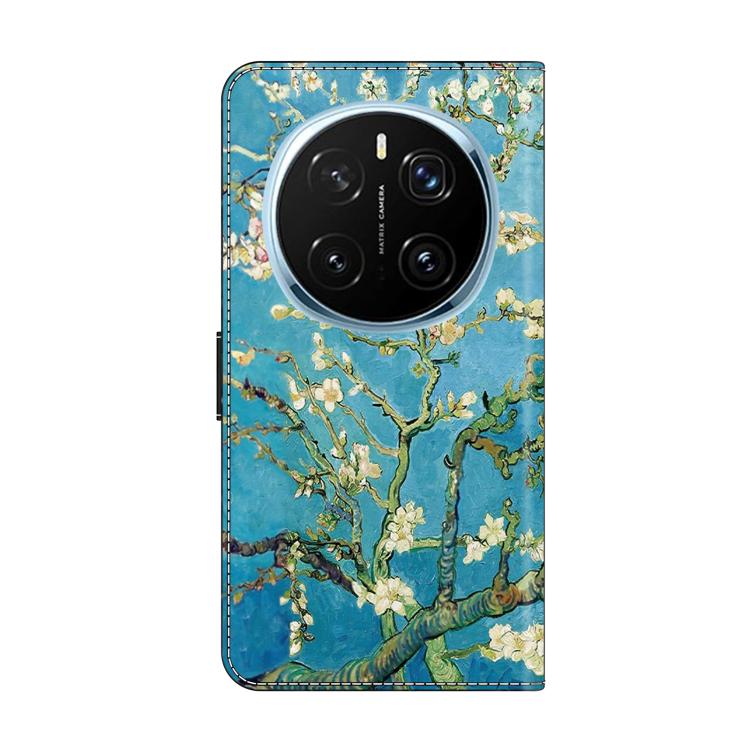 For Honor Magic7 Pro Crystal-Like Painted Vegan Leather Phone Case