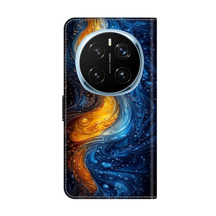 For Honor Magic7 Pro Crystal-Like Painted Vegan Leather Phone Case