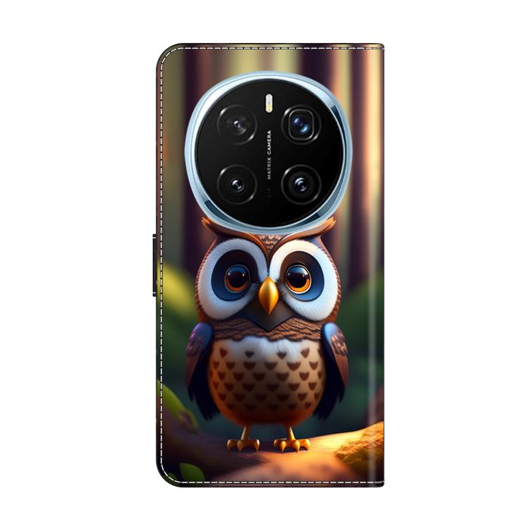 For Honor Magic7 Pro Crystal-Like Painted Vegan Leather Phone Case