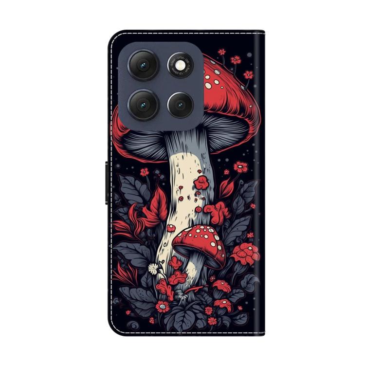 For Motorola Moto G56 5G Crystal-Like Painted Vegan Leather Phone Case