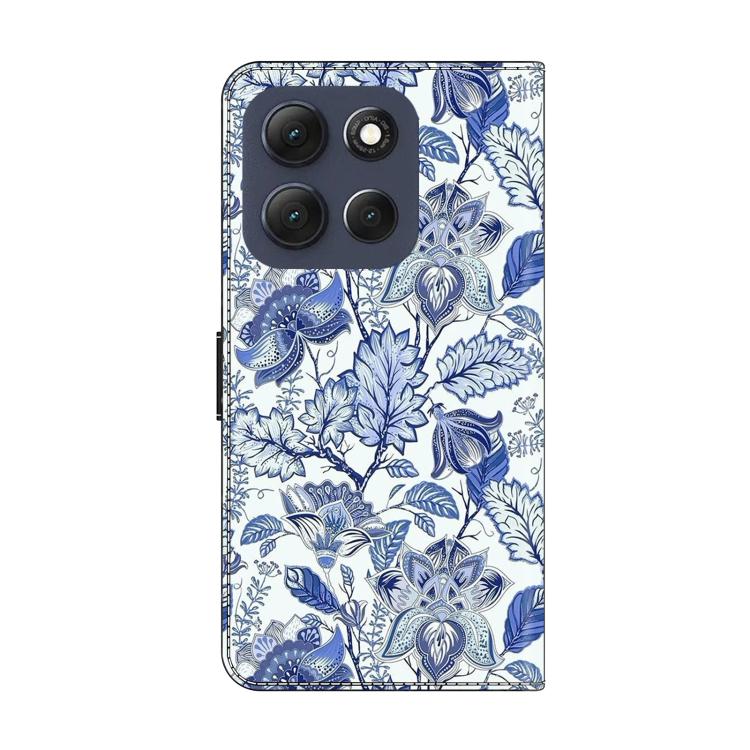 For Motorola Moto G56 5G Crystal-Like Painted Vegan Leather Phone Case