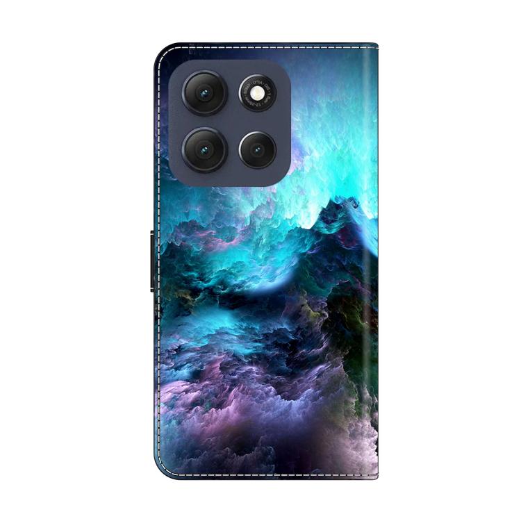 For Motorola Moto G56 5G Crystal-Like Painted Vegan Leather Phone Case
