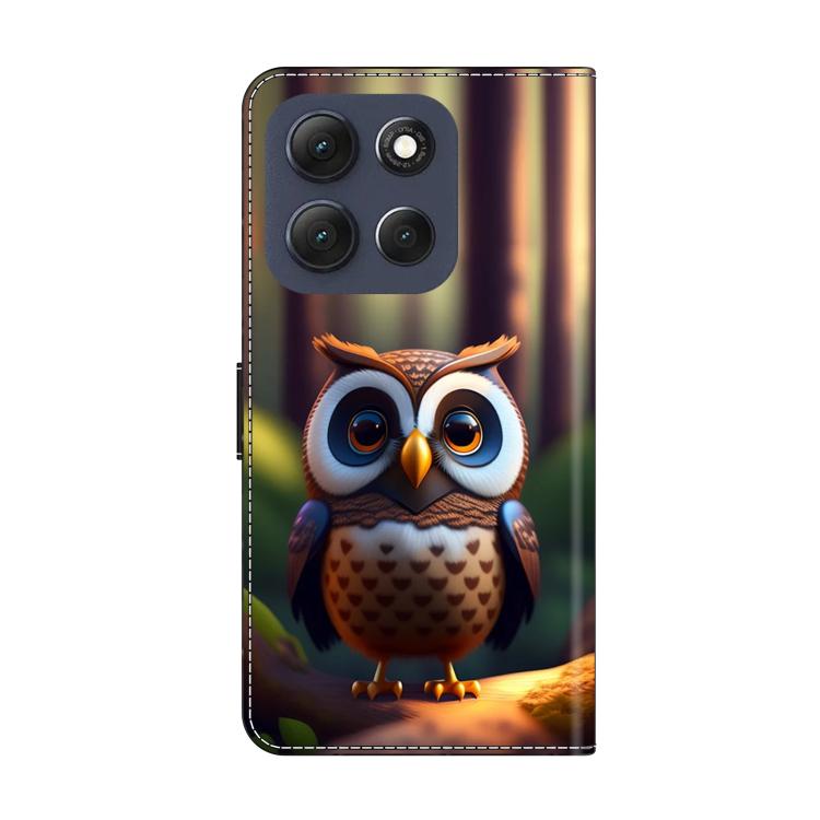 For Motorola Moto G56 5G Crystal-Like Painted Vegan Leather Phone Case