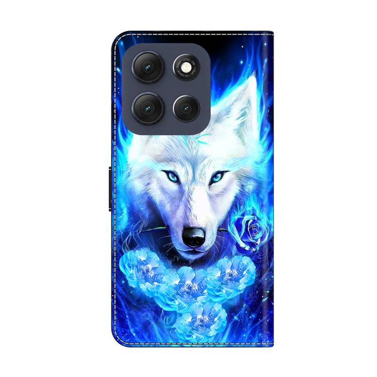 For Motorola Moto G86 5G Crystal-Like Painted Vegan Leather Phone Case