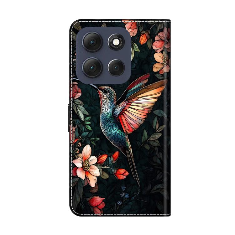 For Motorola Moto G86 5G Crystal-Like Painted Vegan Leather Phone Case
