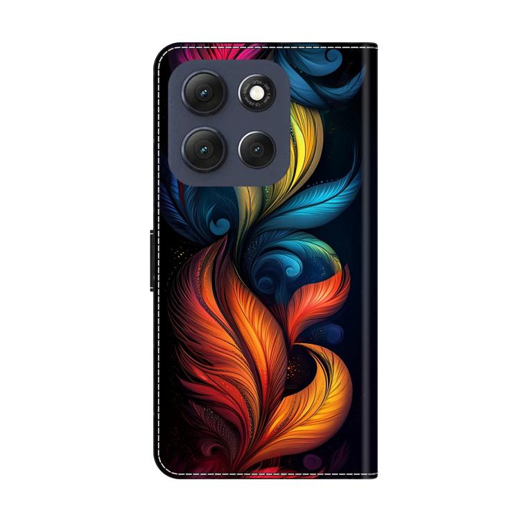 For Motorola Moto G86 5G Crystal-Like Painted Vegan Leather Phone Case