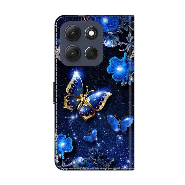For Motorola Moto G86 5G Crystal-Like Painted Vegan Leather Phone Case