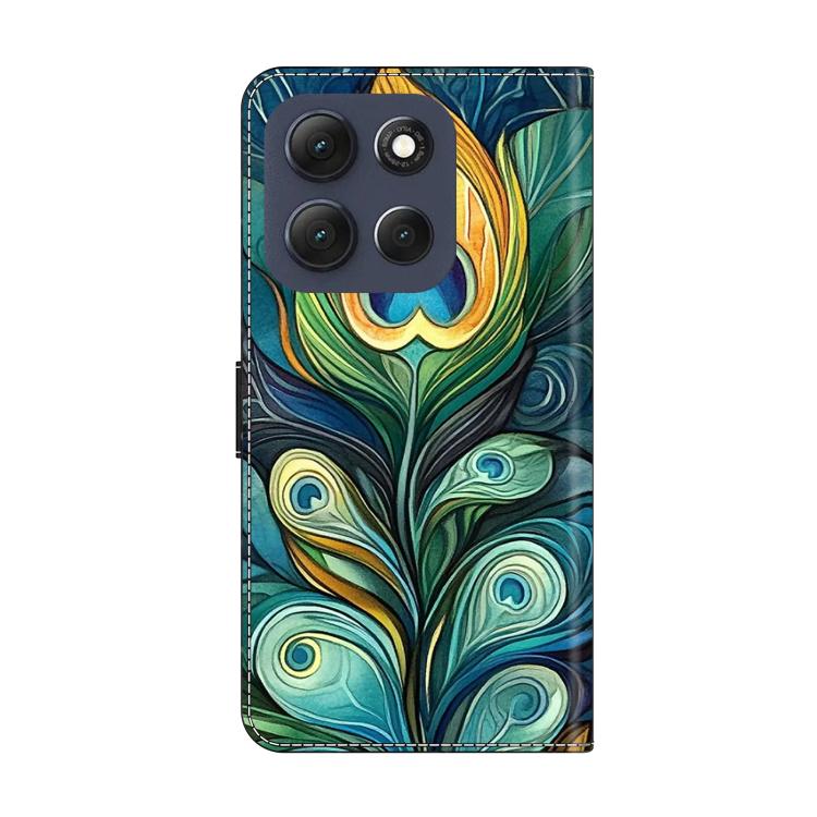 For Motorola Moto G86 5G Crystal-Like Painted Vegan Leather Phone Case