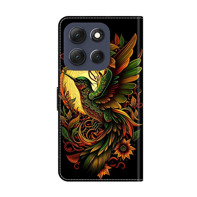 For Motorola Moto G86 5G Crystal-Like Painted Vegan Leather Phone Case