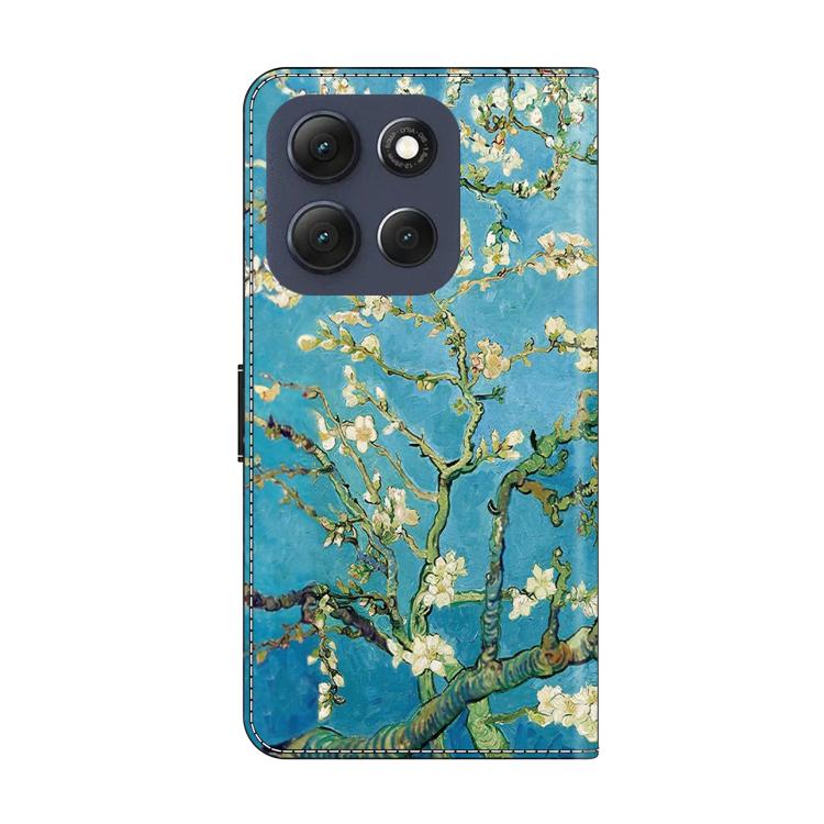 For Motorola Moto G86 5G Crystal-Like Painted Vegan Leather Phone Case