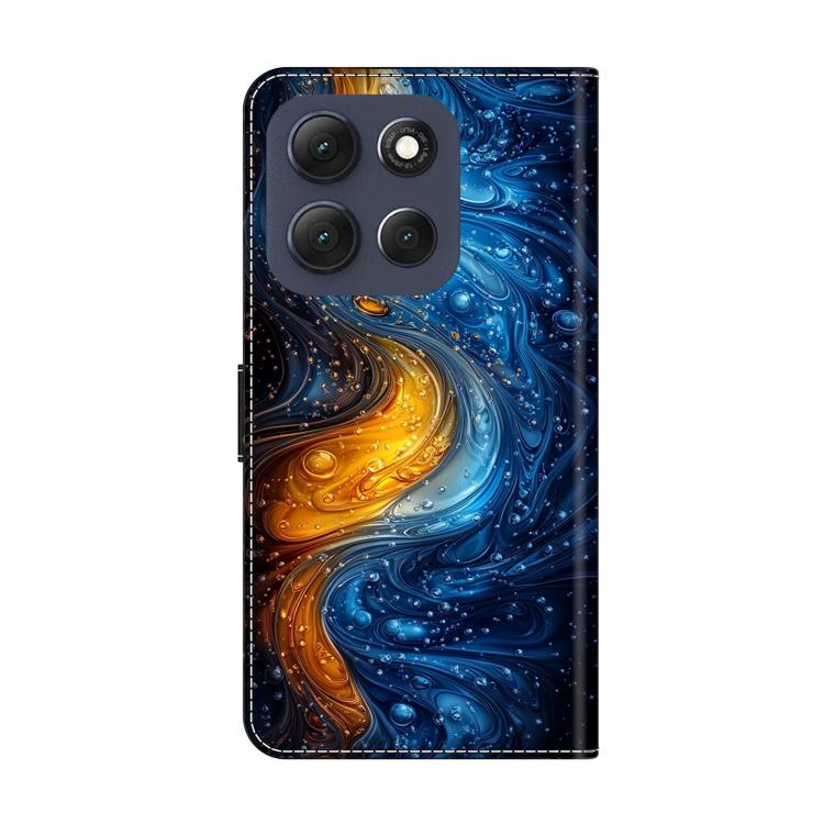 For Motorola Moto G86 5G Crystal-Like Painted Vegan Leather Phone Case