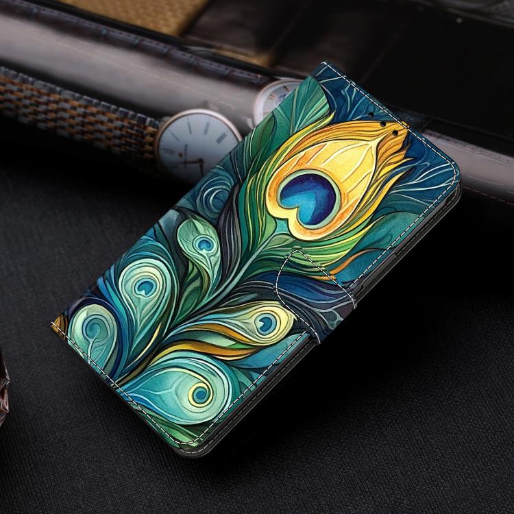 For Xiaomi 15 Crystal-Like Painted Vegan Leather Phone Case