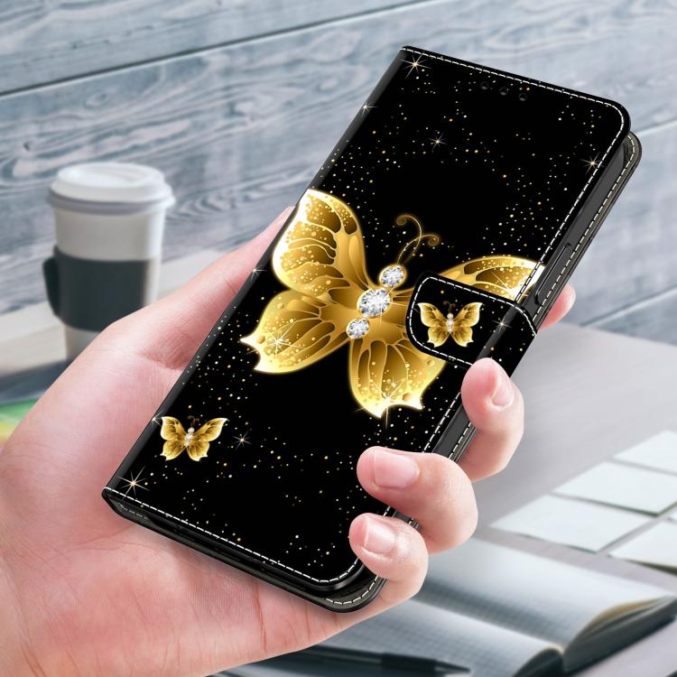 For Xiaomi 15 Crystal-Like Painted Vegan Leather Phone Case
