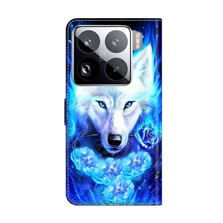 For Xiaomi 15 Pro Crystal-Like Painted Vegan Leather Phone Case