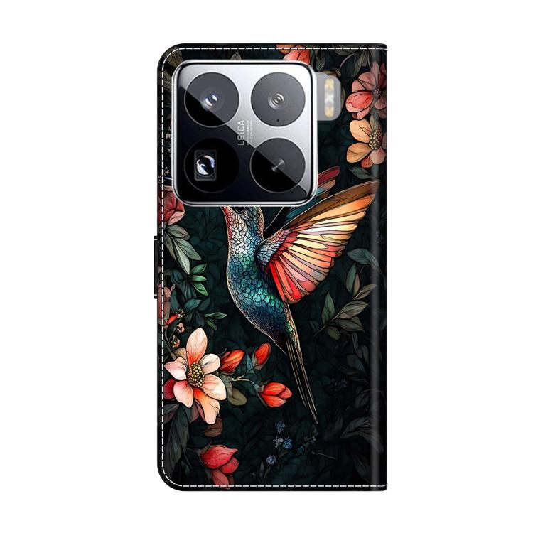 For Xiaomi 15 Pro Crystal-Like Painted Vegan Leather Phone Case