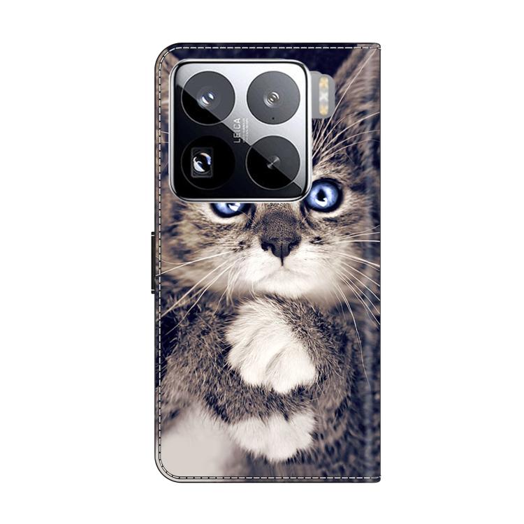For Xiaomi 15 Pro Crystal-Like Painted Vegan Leather Phone Case