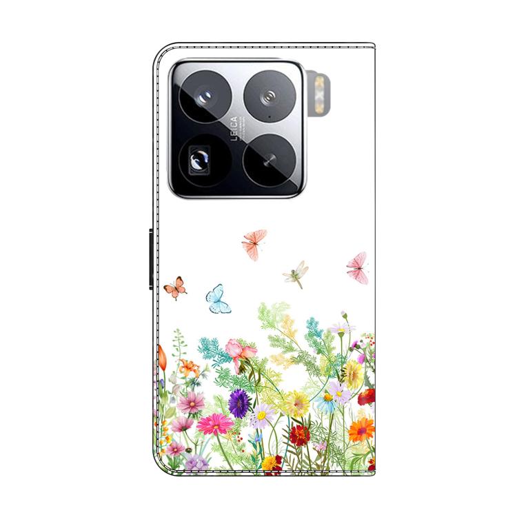 For Xiaomi 15 Pro Crystal-Like Painted Vegan Leather Phone Case