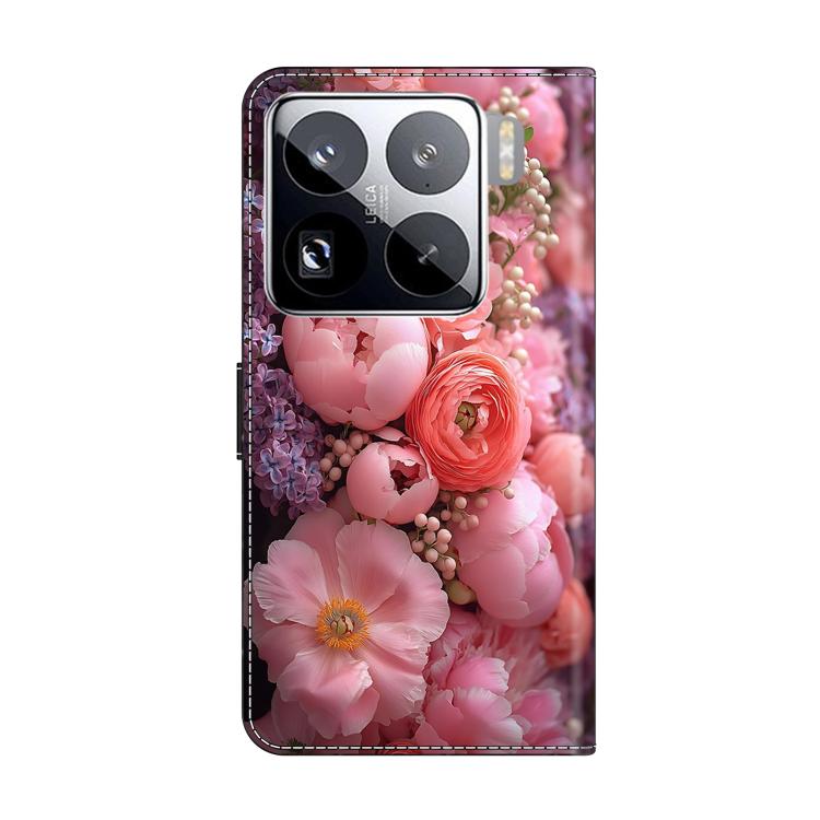 For Xiaomi 15 Pro Crystal-Like Painted Vegan Leather Phone Case