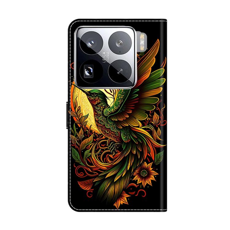 For Xiaomi 15 Pro Crystal-Like Painted Vegan Leather Phone Case