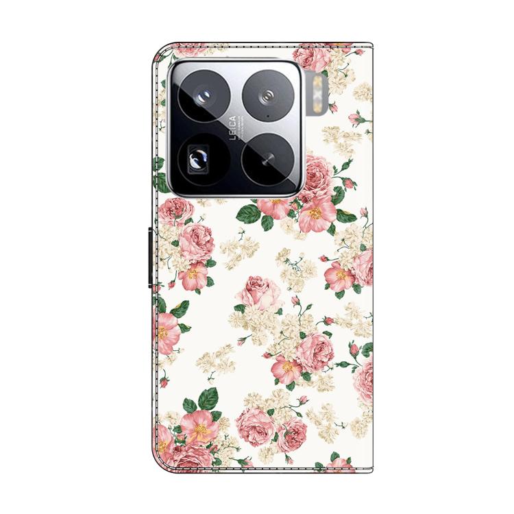 For Xiaomi 15 Pro Crystal-Like Painted Vegan Leather Phone Case
