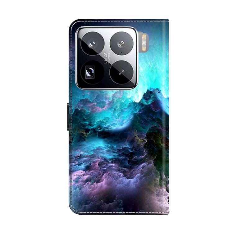 For Xiaomi 15 Pro Crystal-Like Painted Vegan Leather Phone Case