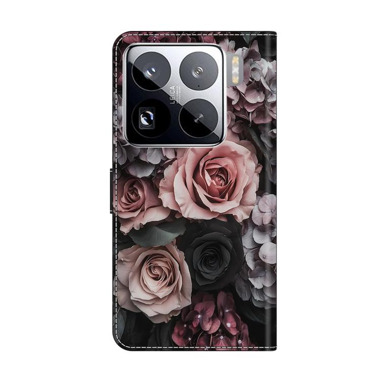 For Xiaomi 15 Pro Crystal-Like Painted Vegan Leather Phone Case