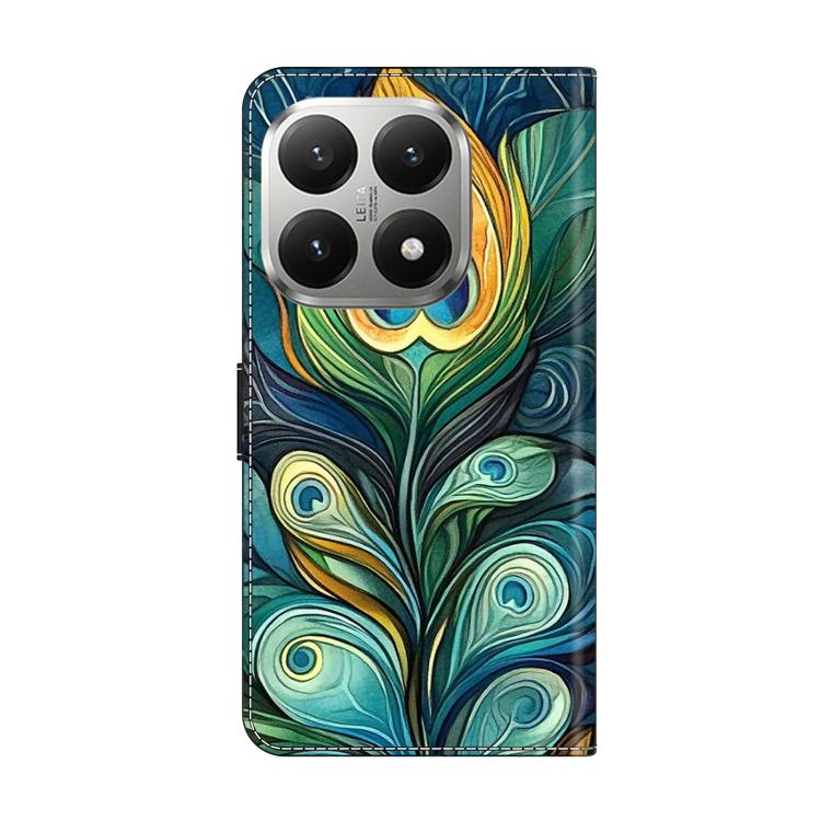 For Xiaomi 15T 5G Crystal-Like Painted Vegan Leather Phone Case