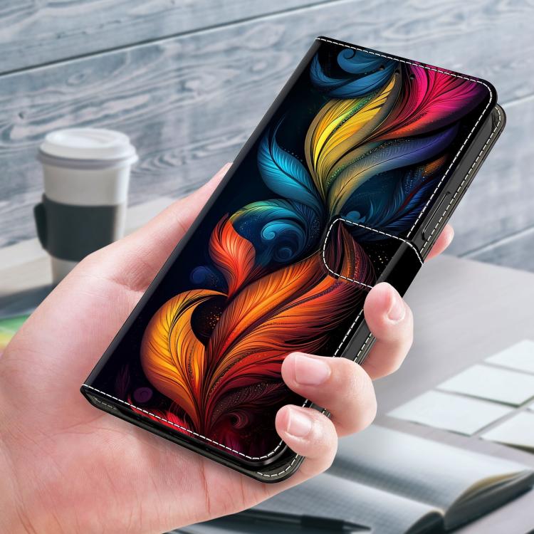 For Xiaomi 15T Pro 5G Crystal-Like Painted Vegan Leather Phone Case