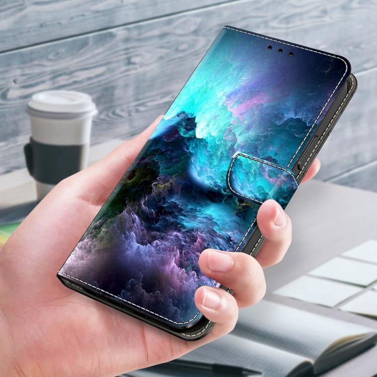 For Xiaomi 15T Pro 5G Crystal-Like Painted Vegan Leather Phone Case