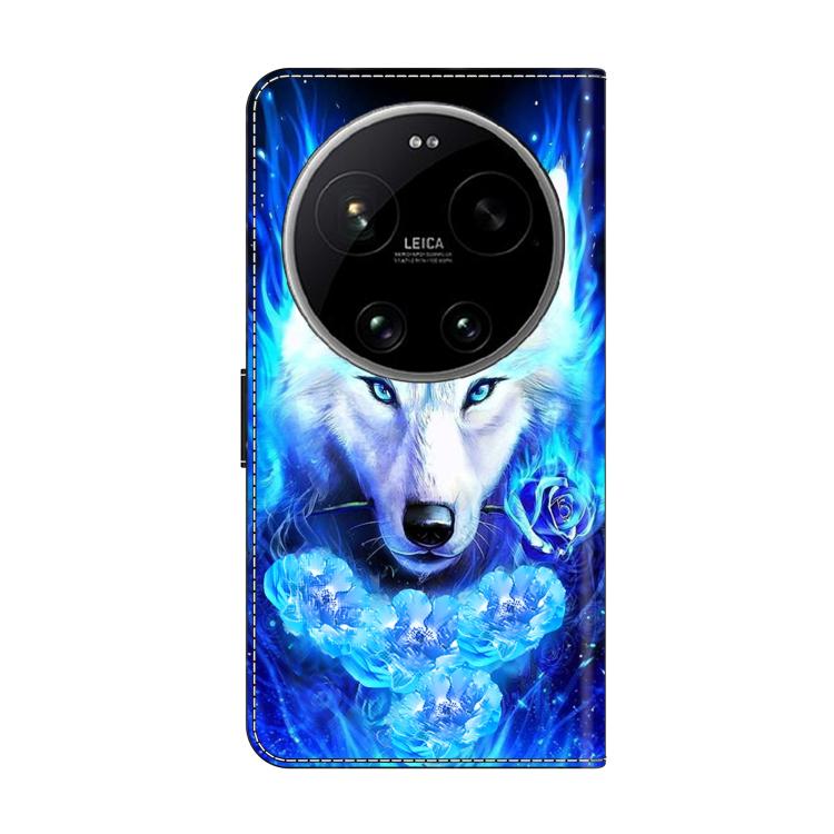 For Xiaomi 17 Ultra Crystal-Like Painted Vegan Leather Phone Case