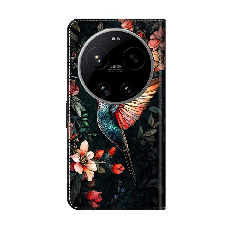 For Xiaomi 17 Ultra Crystal-Like Painted Vegan Leather Phone Case