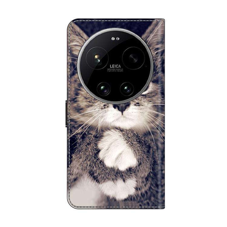 For Xiaomi 17 Ultra Crystal-Like Painted Vegan Leather Phone Case