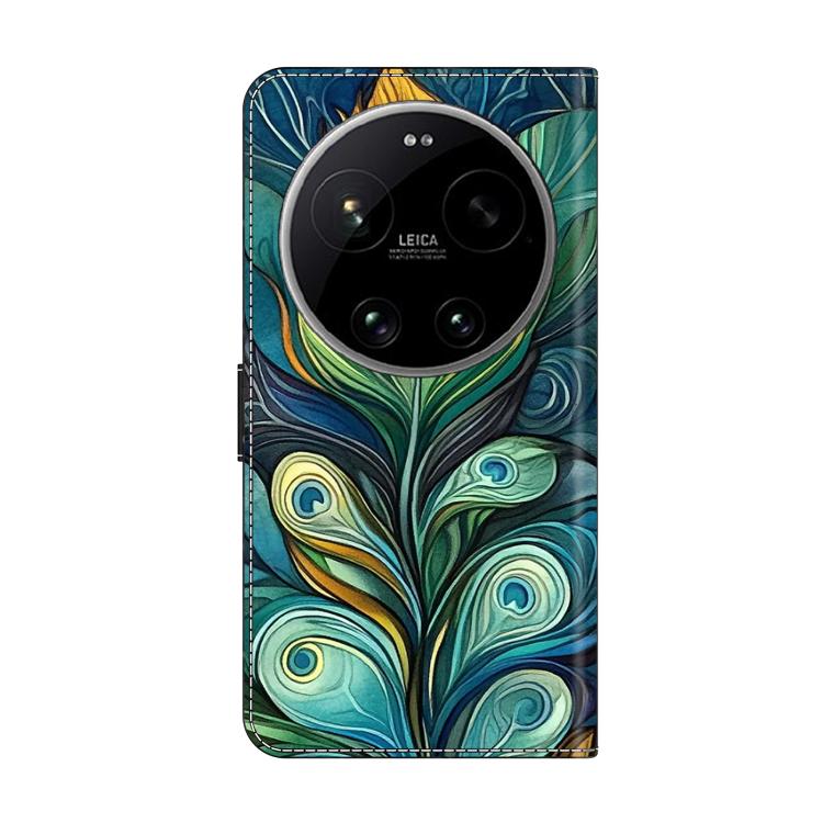 For Xiaomi 17 Ultra Crystal-Like Painted Vegan Leather Phone Case