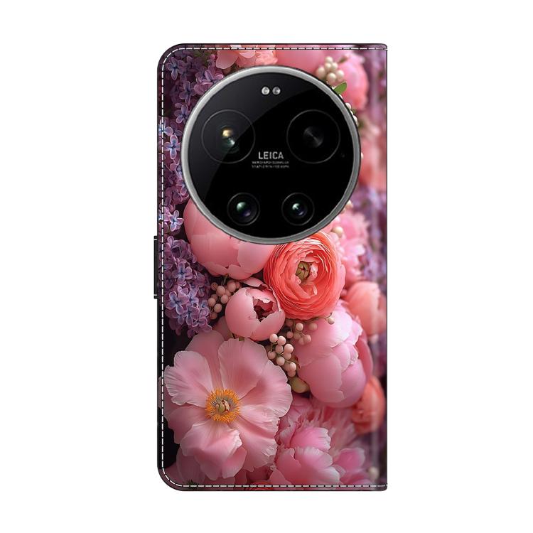 For Xiaomi 17 Ultra Crystal-Like Painted Vegan Leather Phone Case
