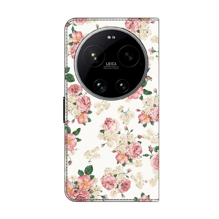 For Xiaomi 17 Ultra Crystal-Like Painted Vegan Leather Phone Case