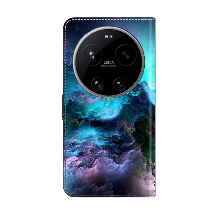 For Xiaomi 17 Ultra Crystal-Like Painted Vegan Leather Phone Case