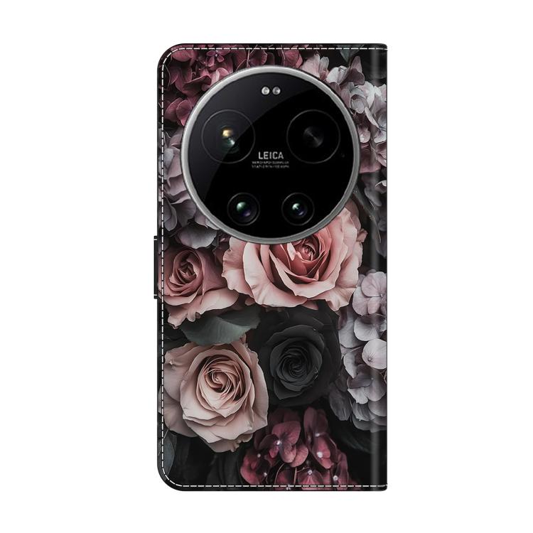 For Xiaomi 17 Ultra Crystal-Like Painted Vegan Leather Phone Case