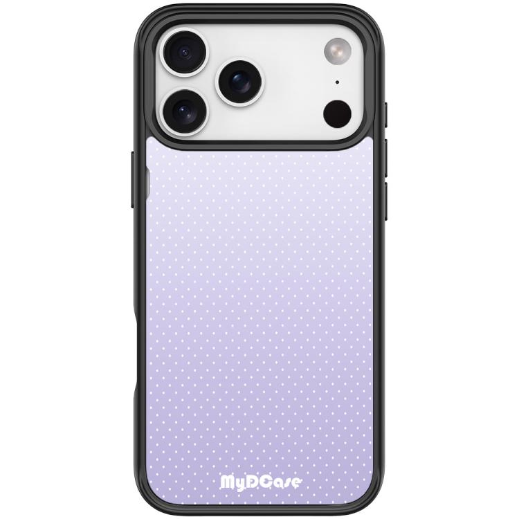 For iPhone 17 Pro Light Purple Dots Pattern Magnetic Phone Case