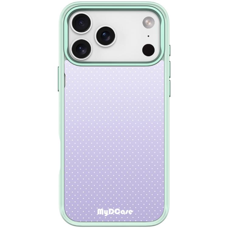 For iPhone 17 Pro Light Purple Dots Pattern Magnetic Phone Case